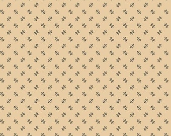 Curated Cottons Mistletoe R310734D-BEIGE by Sheryl Johnson for Marcus Fabrics