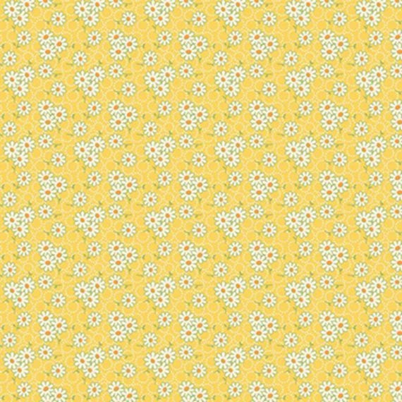 Aunt Grace...R351527D yellow...daisy...Judie Rothermel...Marcus Fabrics