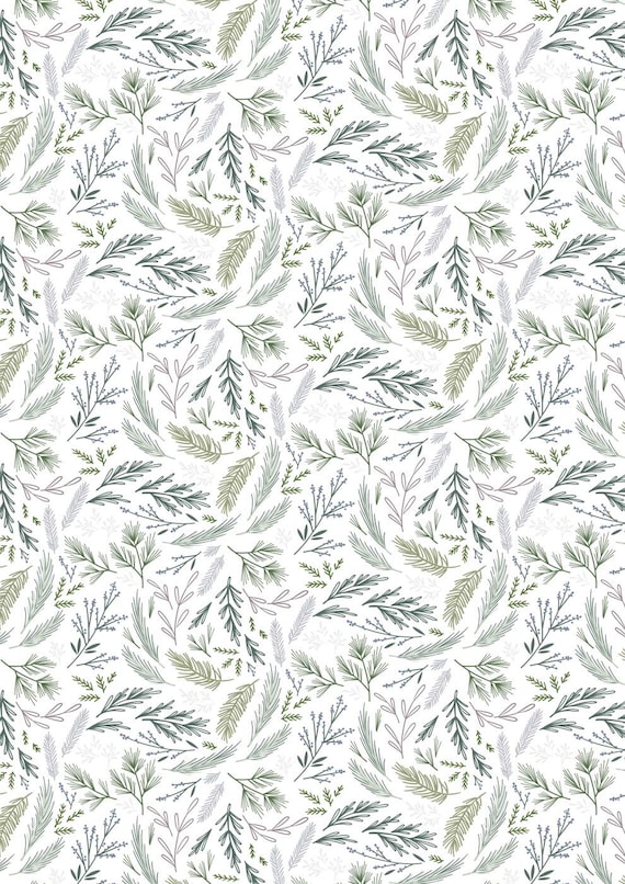 Winter's Garden...CC74.1...Evergreen...white pearlescent...Cassandra Connolly...Lewis & Irene