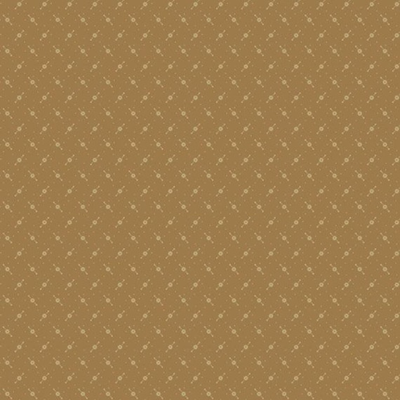 Prairie Dry Goods II...R171654D beige...gears...Pam Buda...Marcus Fabrics