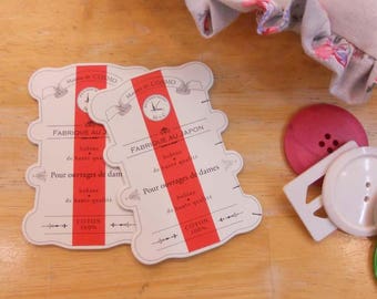 Cosmo Floss Bobbin...floss cardboard...set of 2...floss organizer