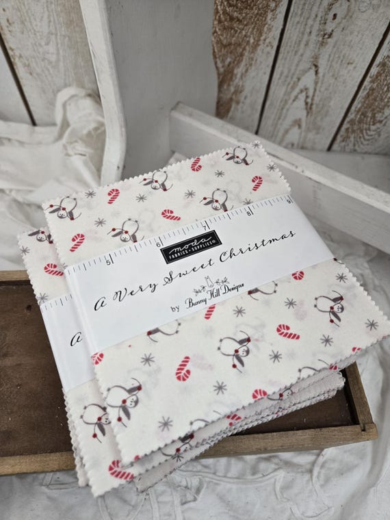 A Very Sweet Christmas...Charm Pack...Anne Sutton/Bunny Hill Designs...Moda Fabrics