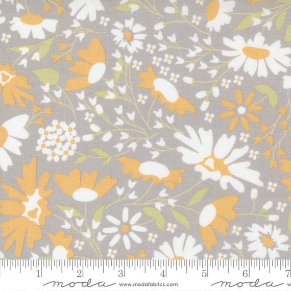 Buttercup & Slate Pebble 29151 16 by Corey Yoder of Coriander Quilts for Moda Fabrics