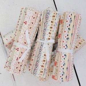 Civil War...low volume bundle...fat 8ths...shirtings...creams...backgrounds...low volume florals...16 prints