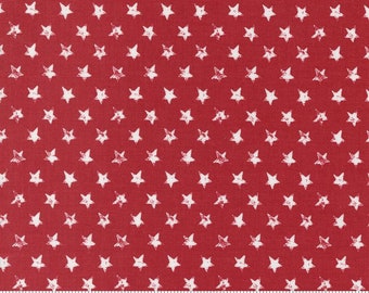 Old Glory Red 5204 15 by Lella Boutique for Moda Fabrics...patriotic, Americana