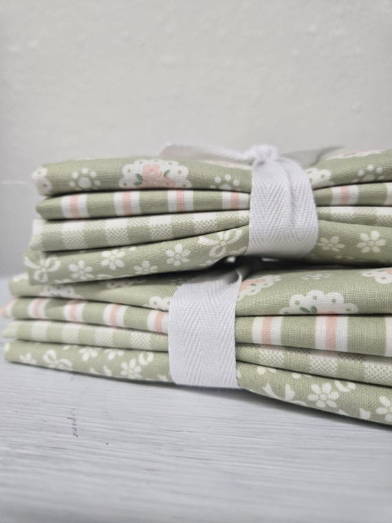 Handmade Sweetness...FQ bundle...Pear...Heather Briggs of My Sew Quilty Life...Moda Fabrics...4 prints