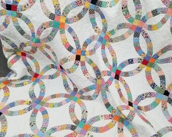 ダブルウェディングリング36ブロック完全な紙パックとアクリル