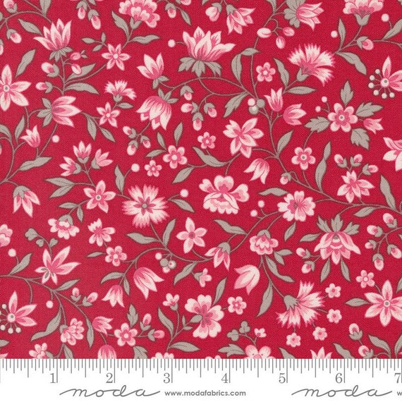 My Summer House Rose 3041 15 designed by Bunny Hill Designs for Moda Fabrics