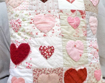 Cottage Hearts pillow kit...Valentine's Day, pastel, DIY