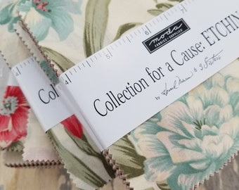 Etchings Charm Pack, Collections for a Cause, by 3 Sisters and Howard Marcus for Moda Fabrics