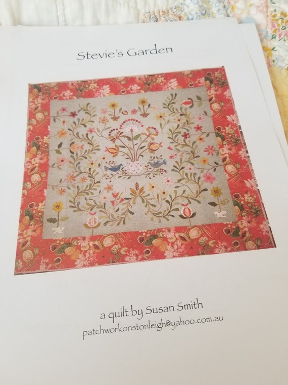 Stevie's Garden Quilt pattern...designed by Susan Smith