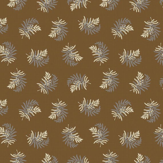 Thimbleweed...54827-4 cocoa...designer Julie Hendricksen...Windham Fabrics