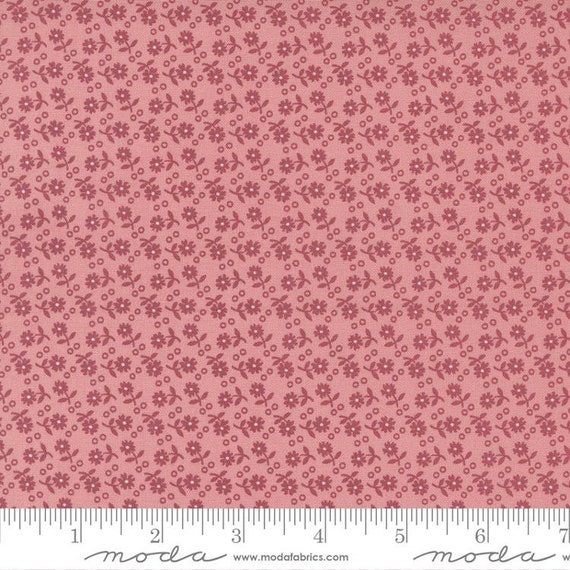 Sunnyside Gather Coral 55285 19 by Camille Roskelley for Moda Fabrics