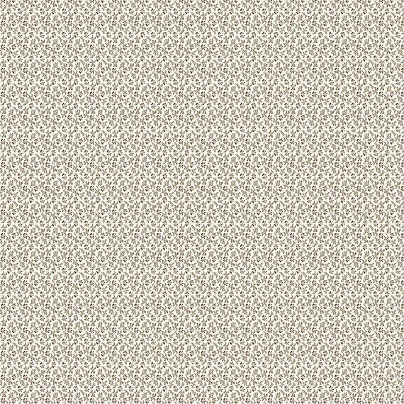 Thimbleweed...54837-7 cream/cocoa...designer Julie Hendricksen...Windham Fabrics