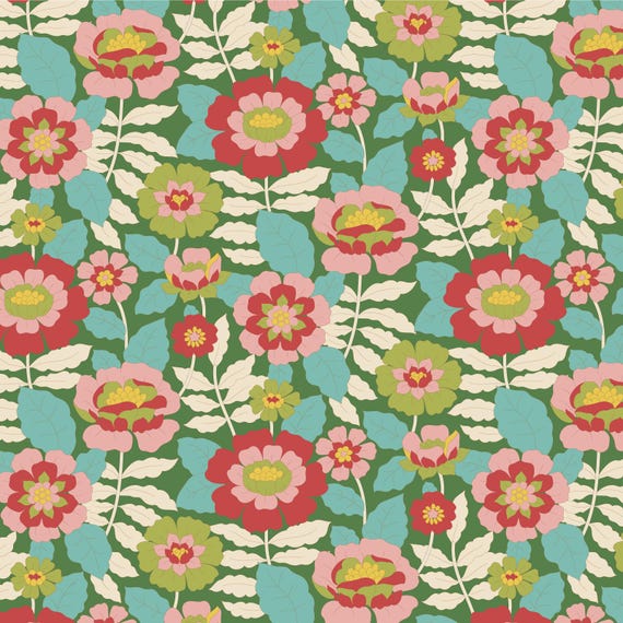Wallflower...Beverly Green...a Tilda Collection...Tone Finnanger
