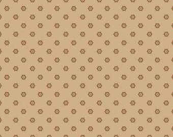 Piecemakers Sampler Tan Flower Pop R170795-TAN by Pam Buda for Marcus Fabrics