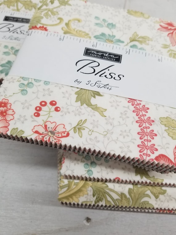 Bliss charm pack by 3 Sisters for Moda Fabrics...42--5 inch squares