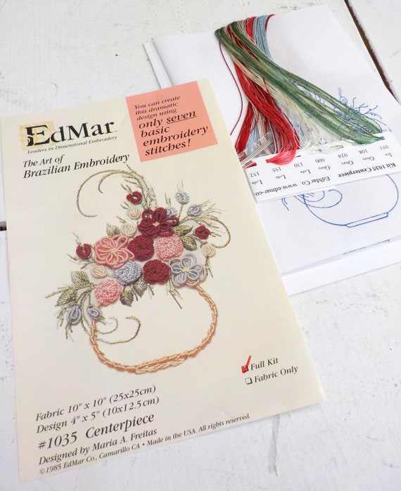 Centerpiece...EdMar kit #1035...kit complete with instructions, preprinted thread and