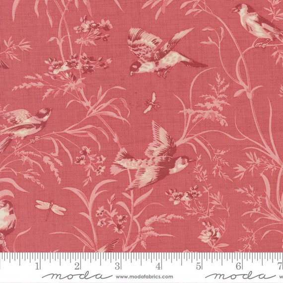 Antoinette Faded Red 13950 16 by French General for Moda Fabrics