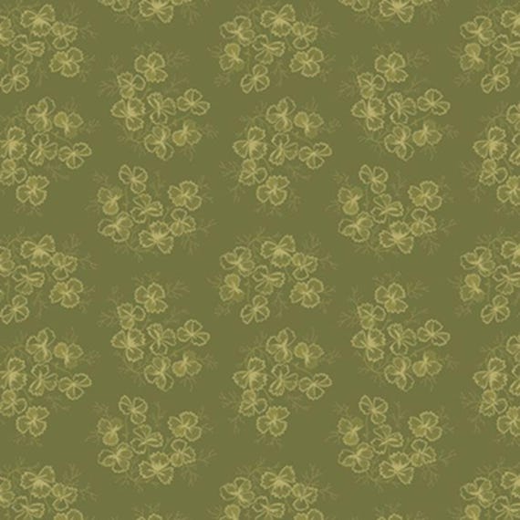 Stash Happy...R381615D green...triple delight...Jeni Gaston...Marcus Fabrics