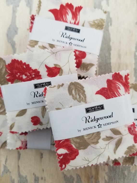 Ridgewood Mini Charm Pack designed by Minick and Simpson for Moda Fabrics