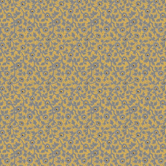Thimbleweed..54828-2 ochre...designer Julie Hendricksen...Windham Fabrics