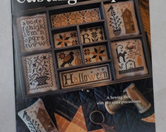 Casting a Spell, sewing box and two extra pincushions, by Blackbird Designs...cross-stitch design