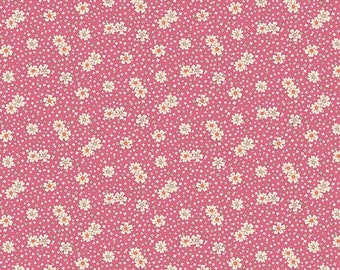 Aunt Grace Calicos R350683-PINK Blooms by Judie Rothermel for Marcus Fabrics