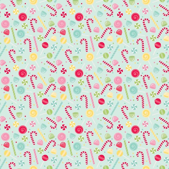 Gingerbread Kisses...C16443 BLUE...Doodlebug Designs...Riley Blake Designs