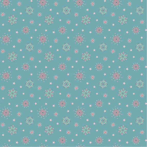 Frost and Flurry...Flurry Flakes Blue...Sheri McCulley...Poppie Cotton