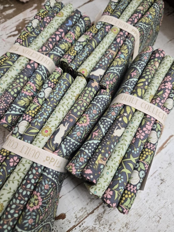 Sanctuary...Green and Grey...FQ Bundle...a Tilda Collection designed by Tone Finnanger