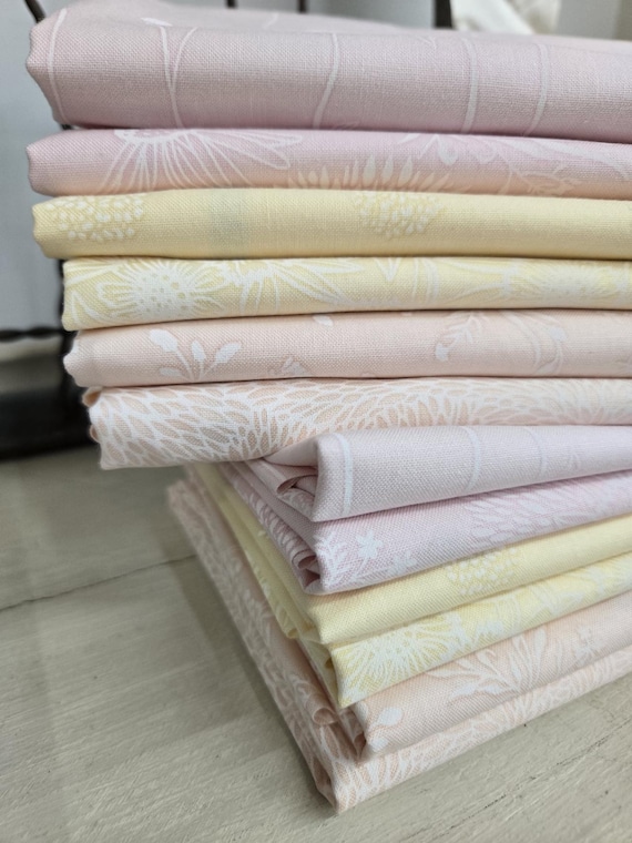 Alabaster Hues...Warm Palette...FQ Bundle...Vanessa Lillrose & Linda Fitch...Robert Kaufman...6 prints