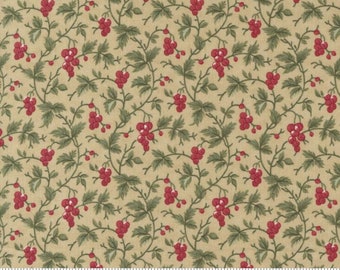 Poinsettia Plaza Parchment 44294 21 by 3 Sisters for Moda Fabrics
