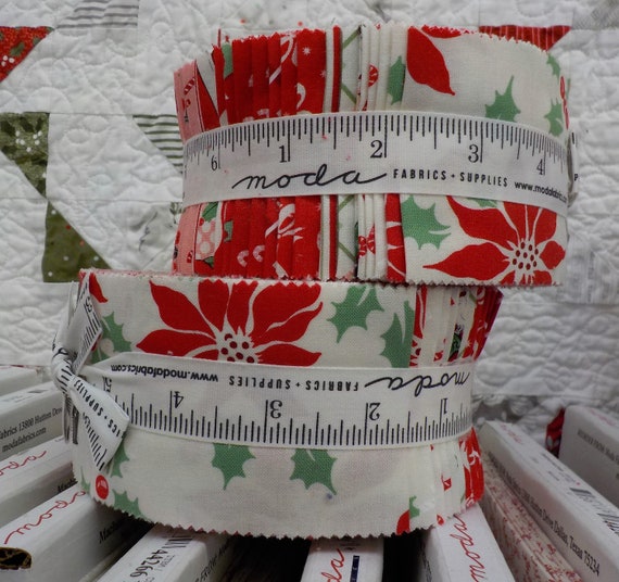 Holly Jolly Jelly Roll by Urban Chiks for Moda Fabrics