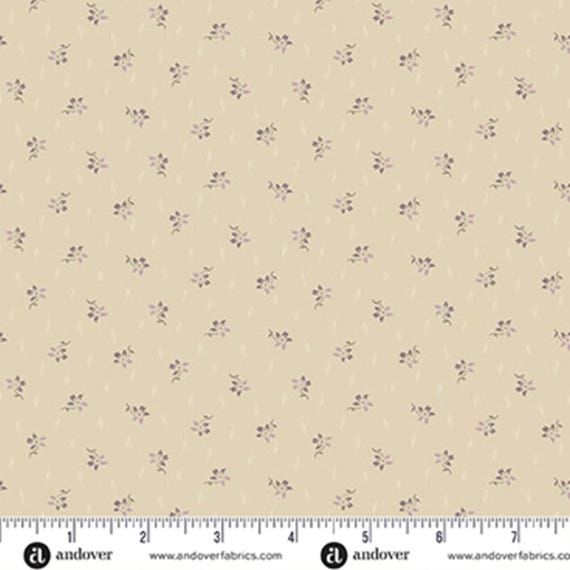 Wildflower Cottage...A-1594-L...Linen...Meadow...Renee Nanneman...Andover Fabrics