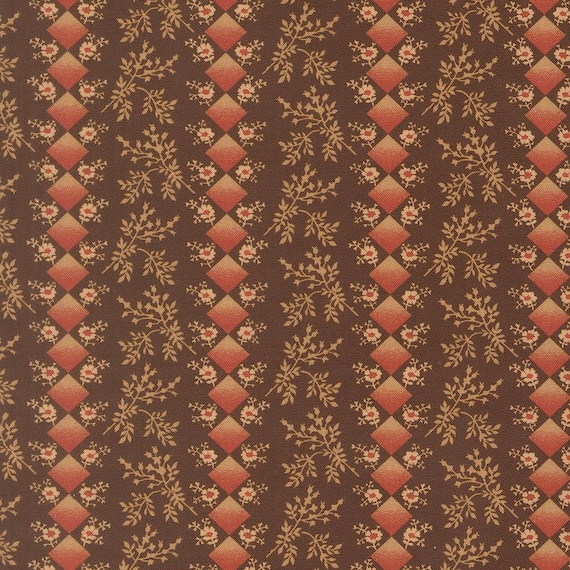 Miss Mollie 1850-1890...47563 13 Dark Chocolate...Betsy Chutchian...Moda Fabrics