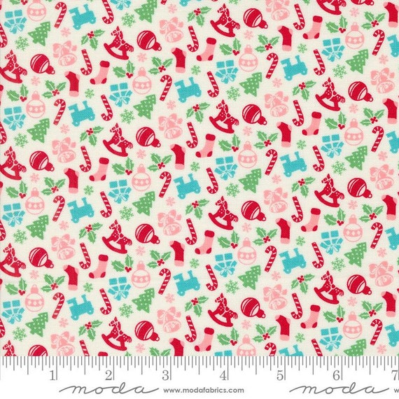 Kitty Christmas...Snow 31202 11...Urban Chiks...Moda Fabrics