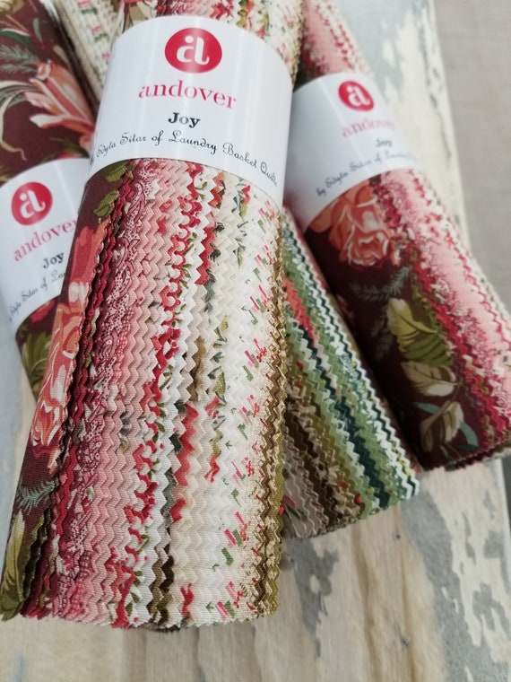 Joy...10 inch squares...Edyta Sitar of Laundry Basket Quilts...Andover