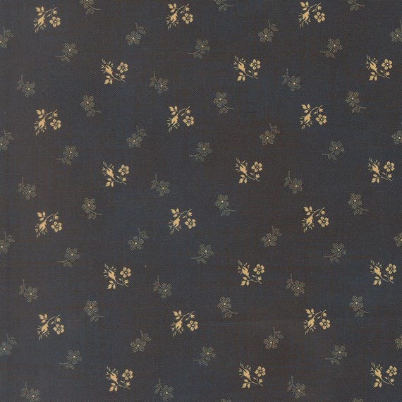 Miss Mollie 1850-1890...47564 16 Indigo...Betsy Chutchian...Moda Fabrics