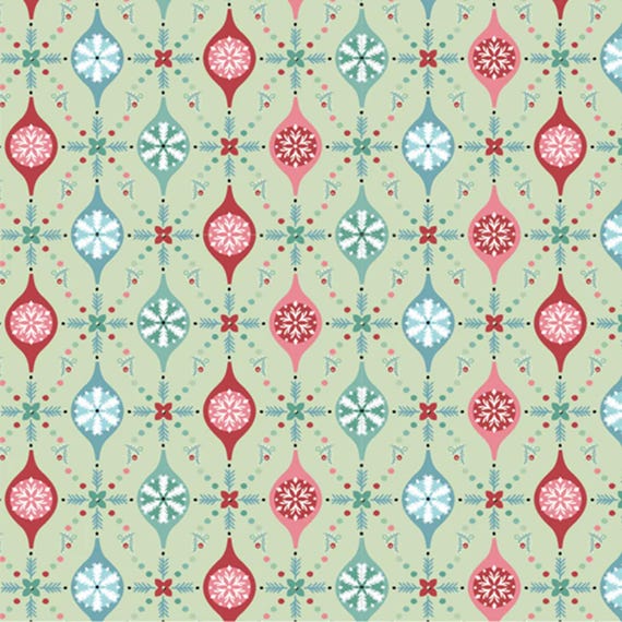 Frost and Flurry...Merry Berries Mint...Sheri McCulley...Poppie Cotton