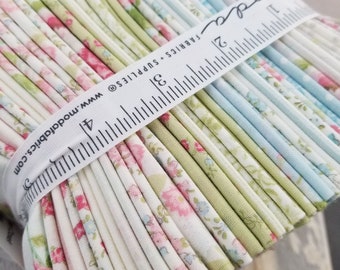 Cottage Linen Closet fat quarter bundle designed by Brenda Riddle for Moda Fabrics