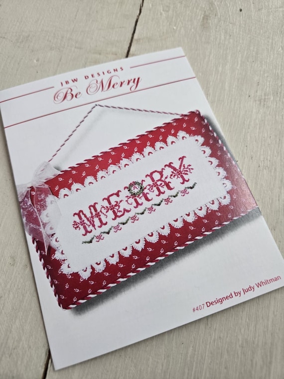 Be Merry...Judy Whitman...JBW Designs...cross stitch chart