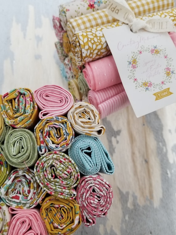 Creating Memories...Spring and Easter Pastels...Fat 8th Bundle...Tilda fabrics...Tone Finnanger