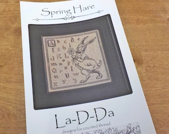 Spring Hare by La-D-Da...cross stitch pattern