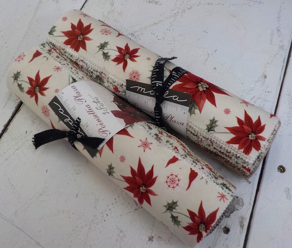 Poinsettia Plaza layer cake bundle by 3 Sisters for Moda Fabrics