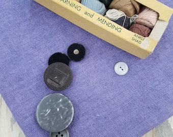 Weeks Dye Works, Peoria Purple, 30ct, Fat Quarter, 100% linen, cross stitch linen
