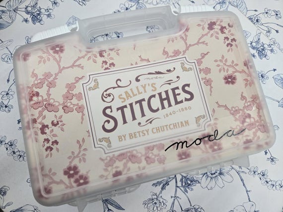 Sally's Stitches...Collector Bin...Betsy Chutchian...Moda Fabrics