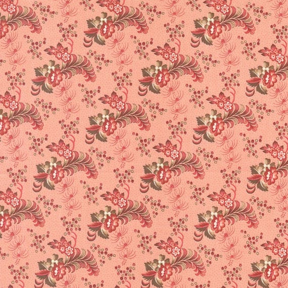 Dinah's Delight 1830-1850 Sweet Pink 31673 17 designed by Betsy Chutchian for Moda Fabrics