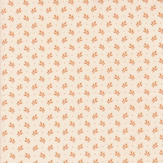 Pumpkin Spice Gatherings...cream pumpkin 49292-12...Primitive Gatherings...Moda Fabrics