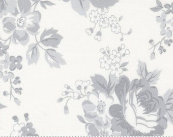 Dwell Cottage Cream Gray 55270 28 by Camille Roskelley for Moda Fabrics